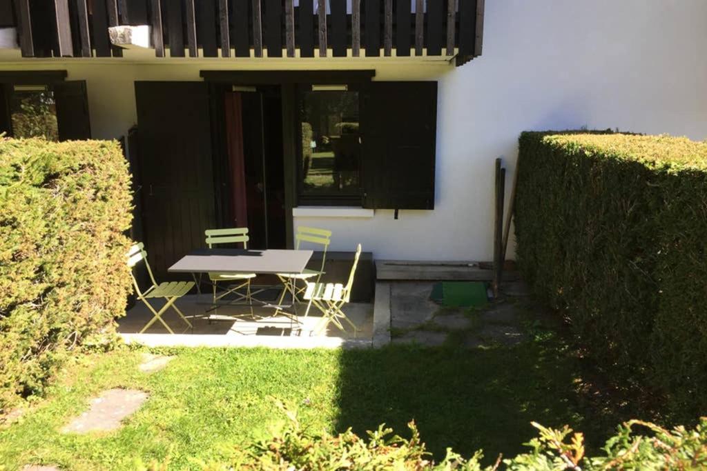 Studio Au Calme Avec Jardin Et Vue Mont-Blanc Chamonix Buitenkant foto